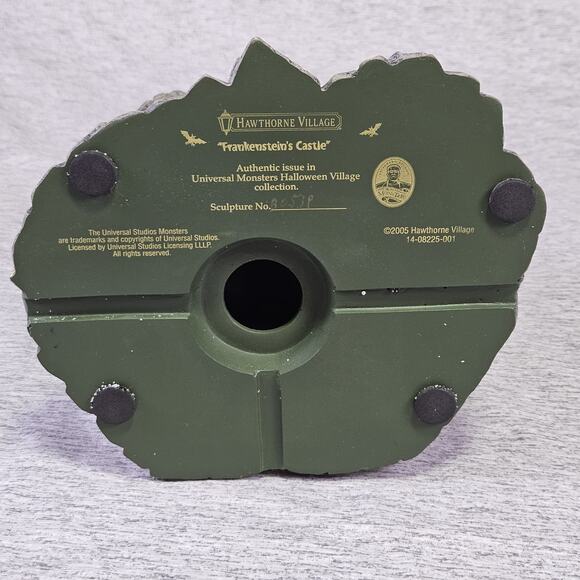 Hawthorne Village Universal Monster Frankenstein Castle Light Figurine Halloween - Picture 3 of 16